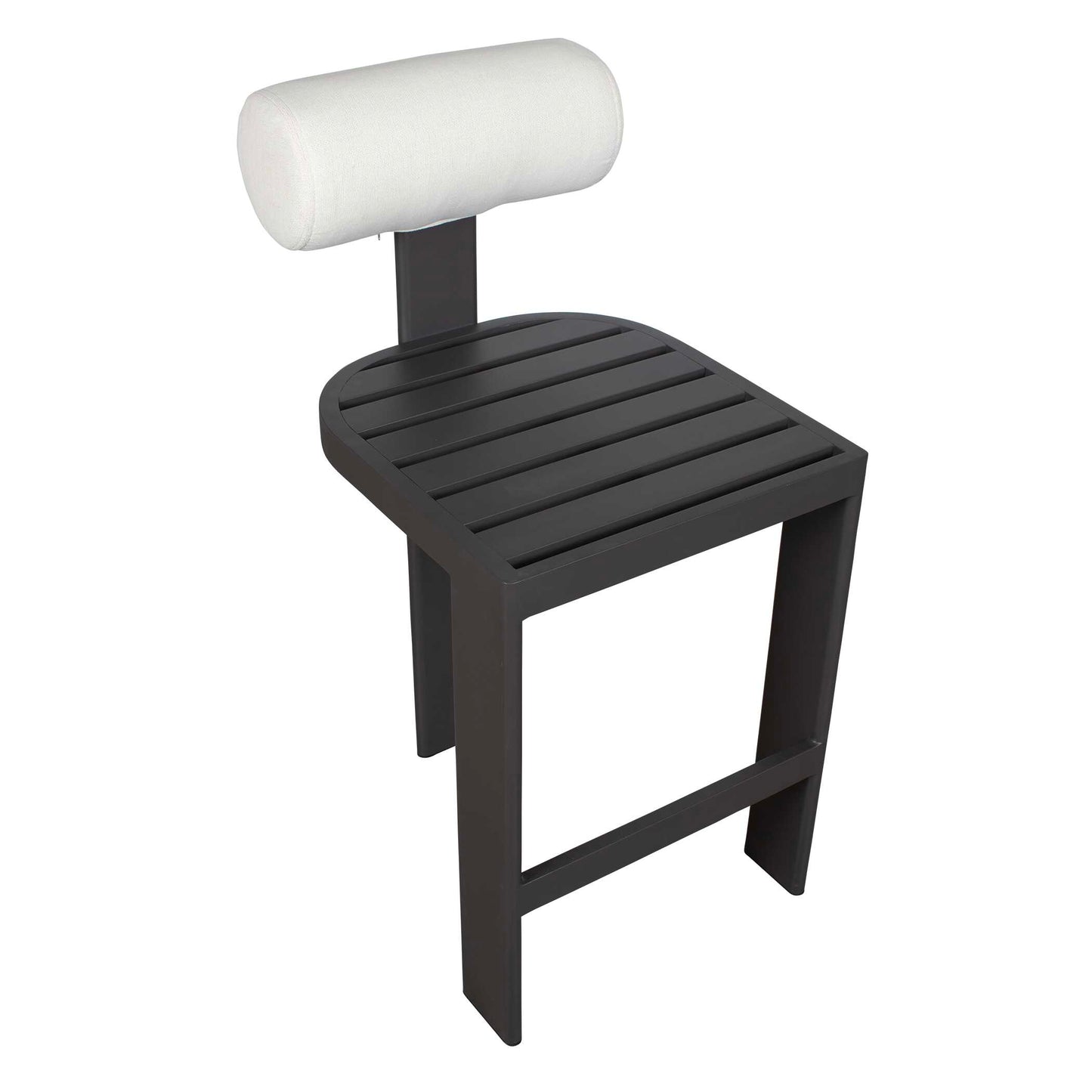 Bolster Back Outdoor Bar Stool.