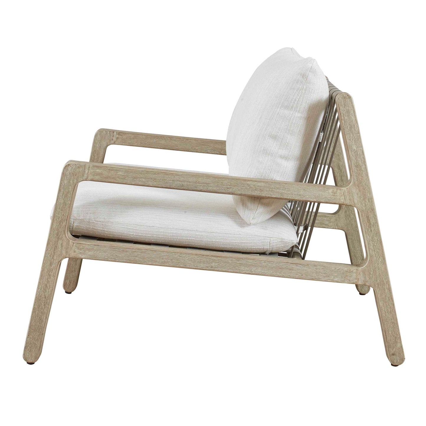 Strapped Outdoor Lounge Chair.