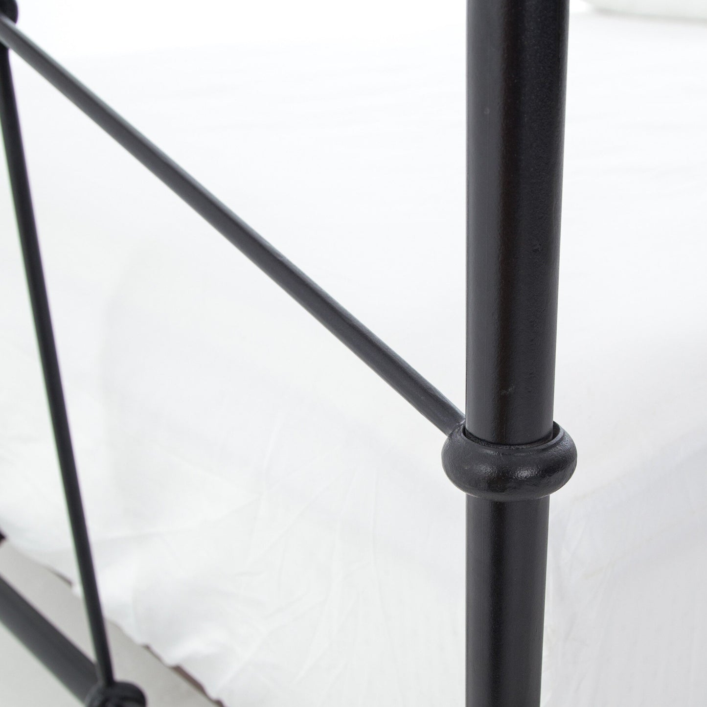 Casey King Bed - Sandblasted Vintage Black.