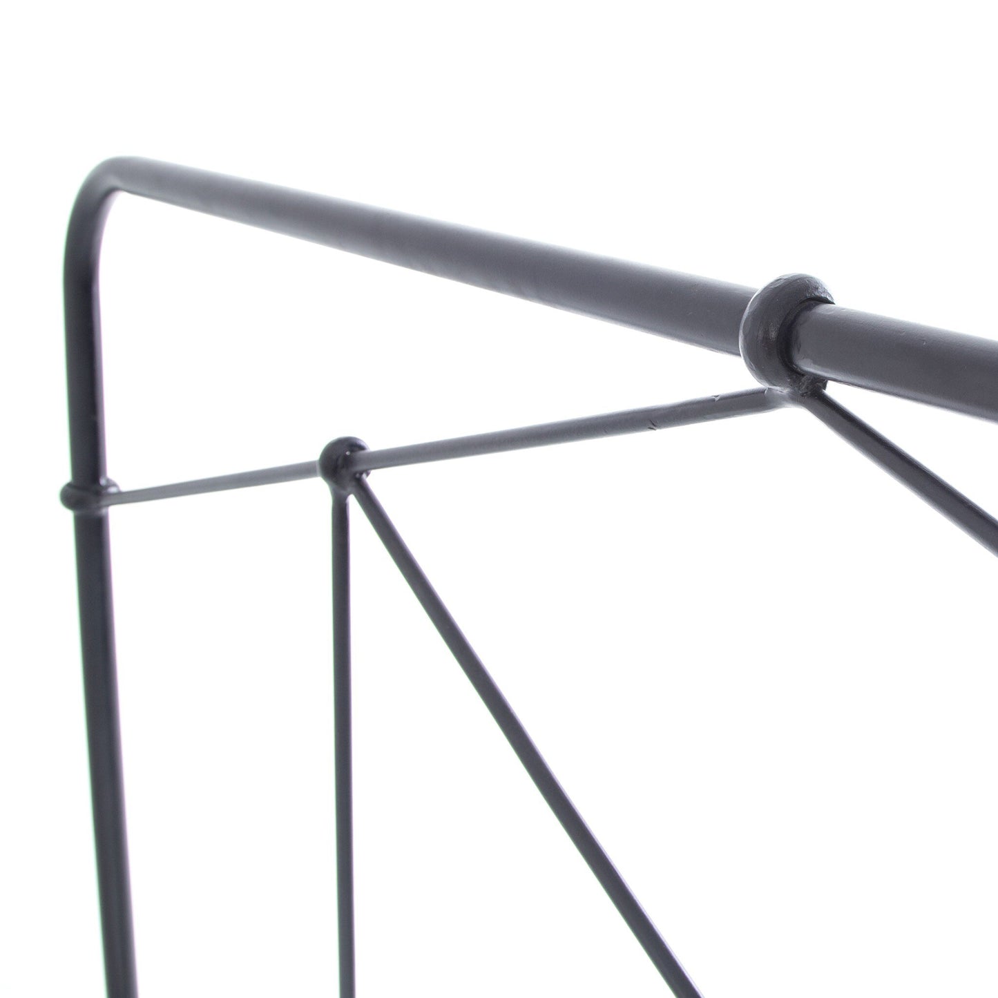 Casey King Bed - Sandblasted Vintage Black.