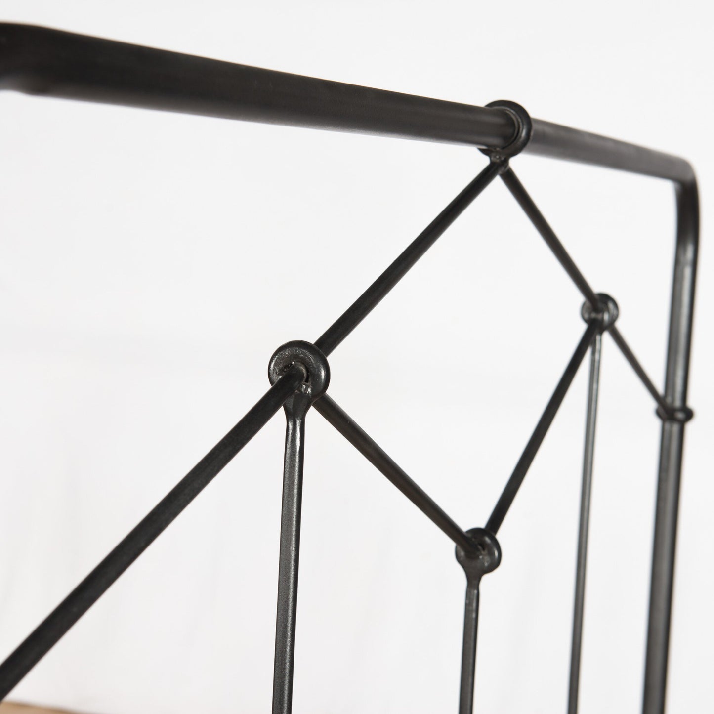 Casey King Bed - Sandblasted Vintage Black.