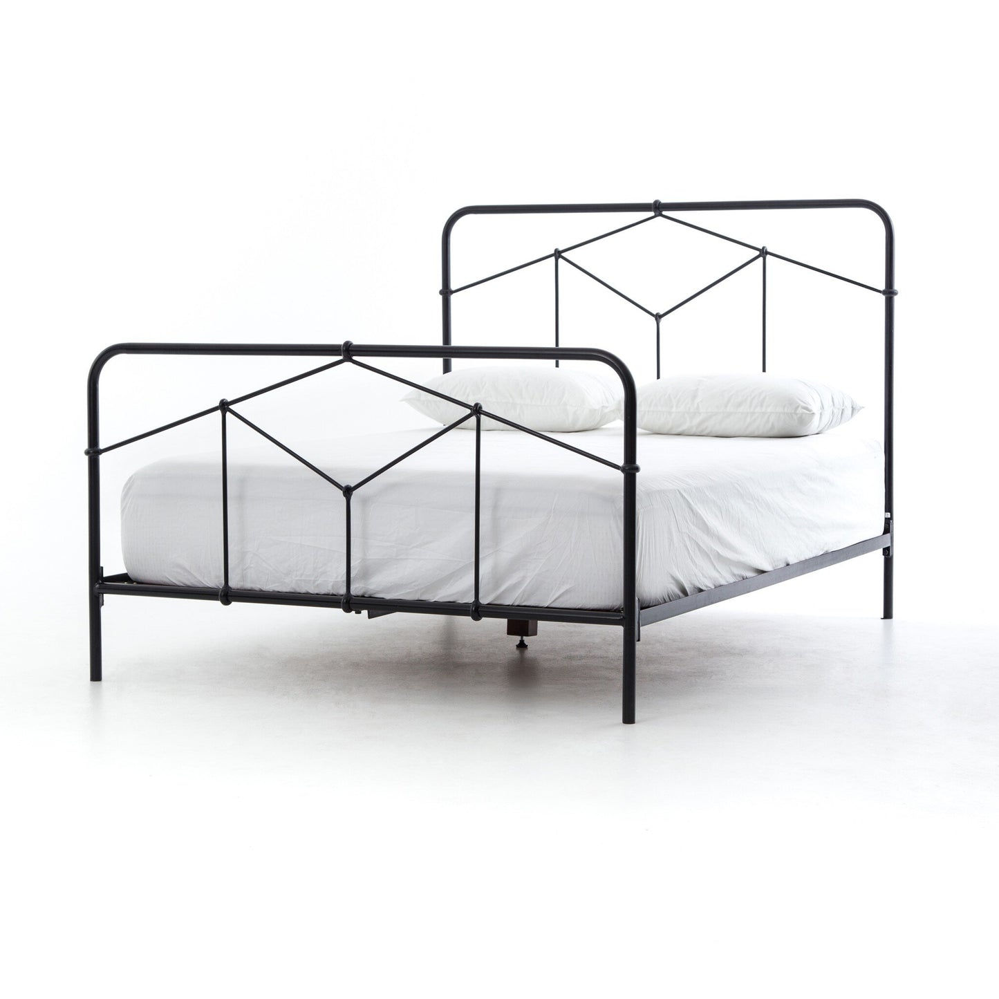 Casey King Bed - Sandblasted Vintage Black.