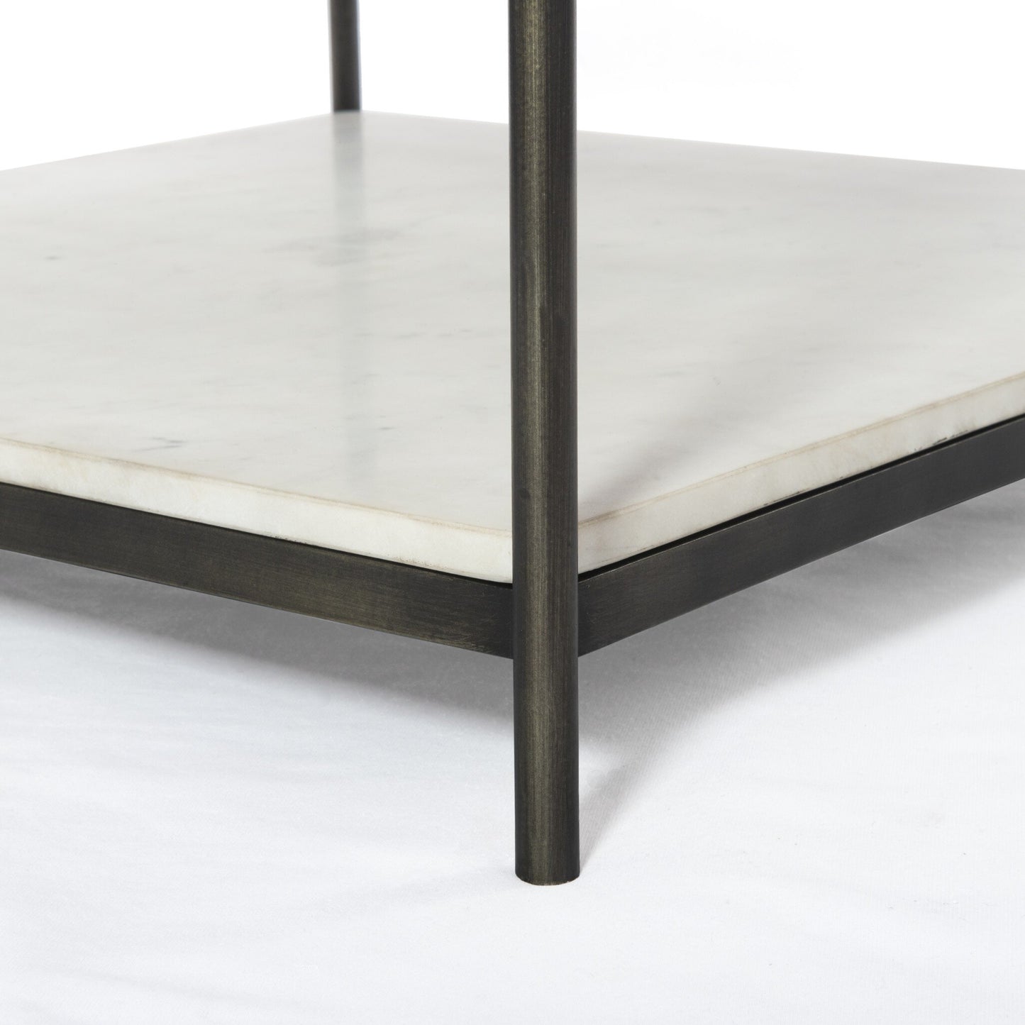 Felix Bunching Table - Polished White Marble.