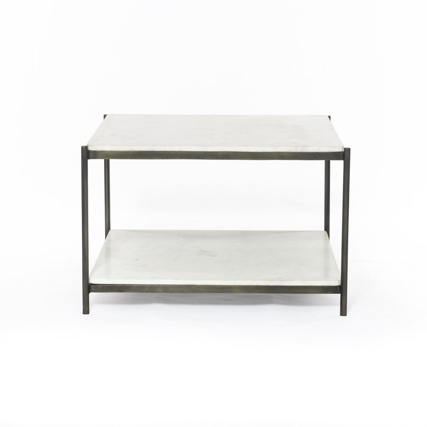 Felix Bunching Table - Polished White Marble.