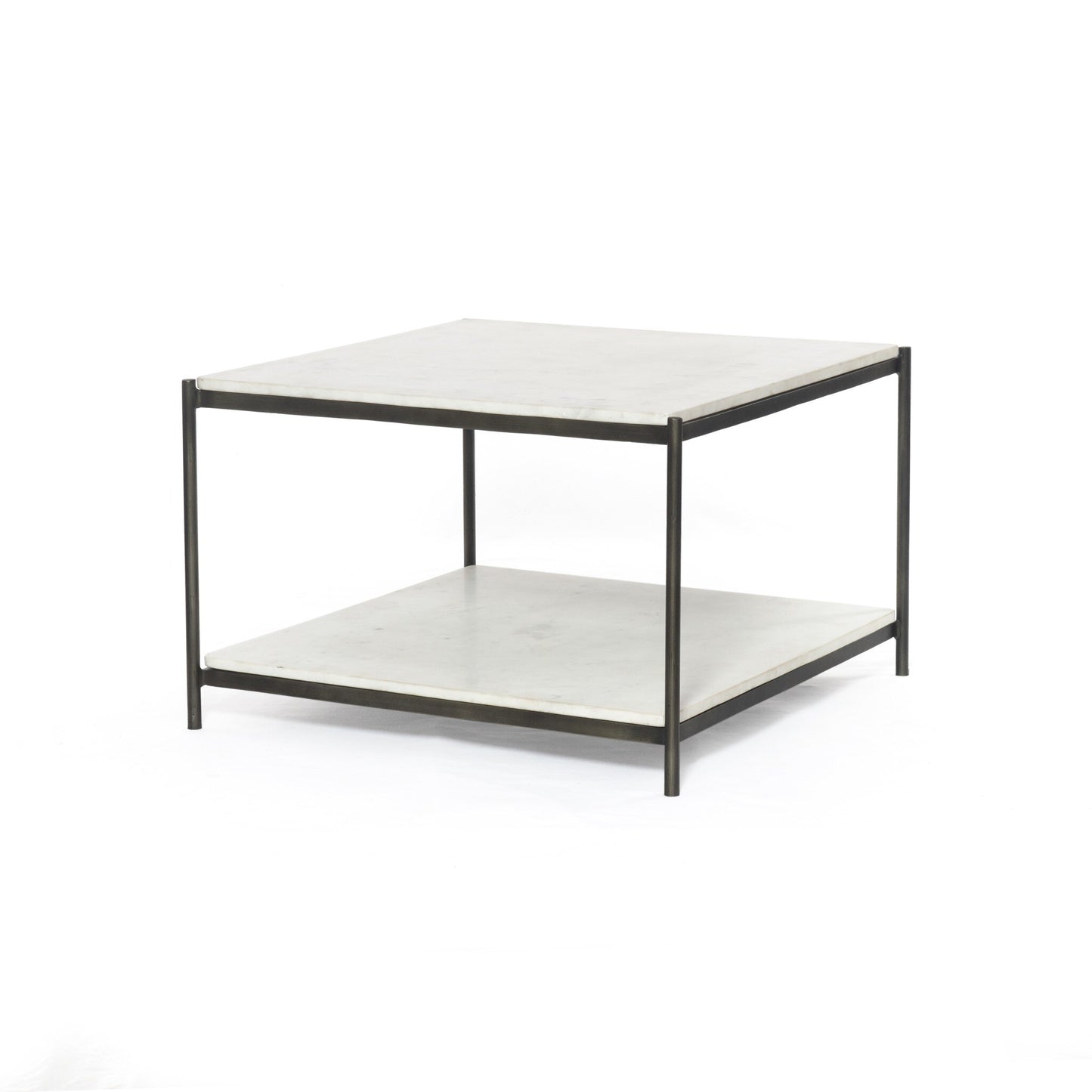 Felix Bunching Table - Polished White Marble.
