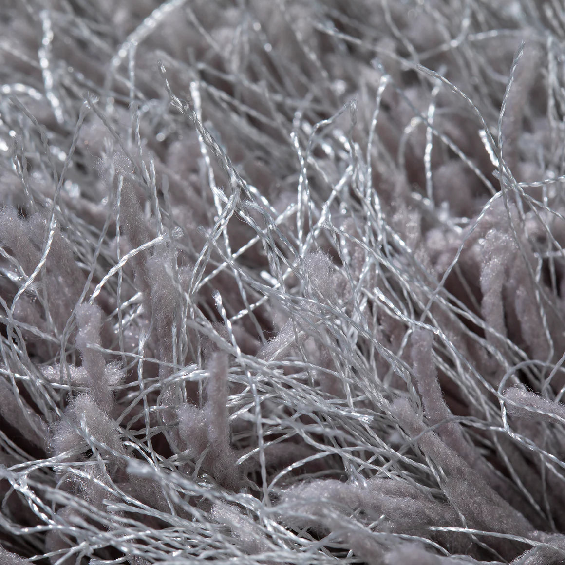 Shag Rug - Silver.