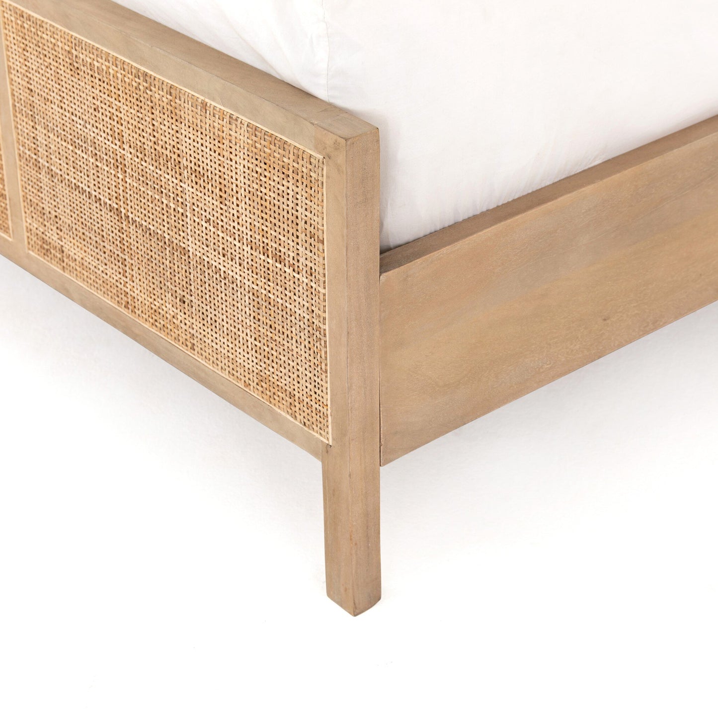 Sydney King Bed - Natural Mango.