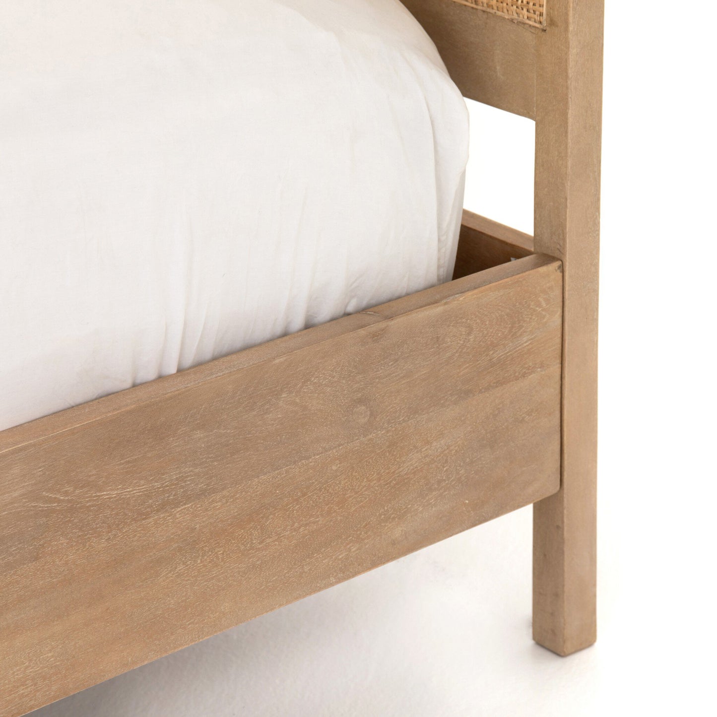 Sydney King Bed - Natural Mango.