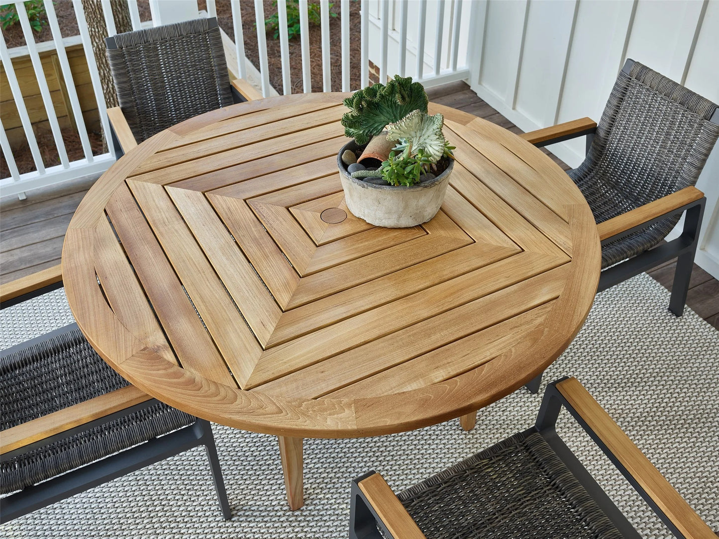 Chesapeake Round Dining Table.