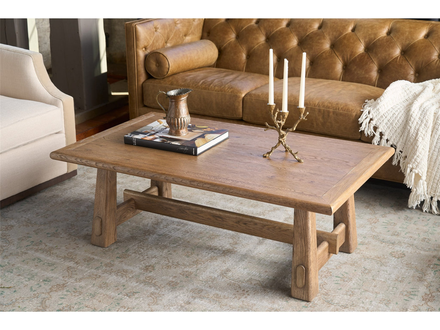 Sienna Rectangular Cocktail Table.