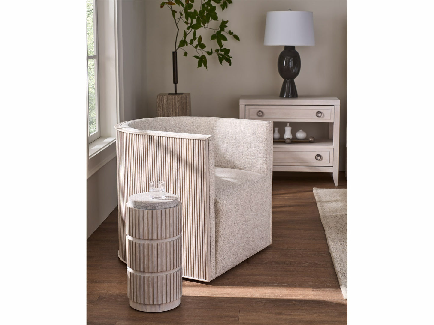 Carmen Spot Table - White Oak.