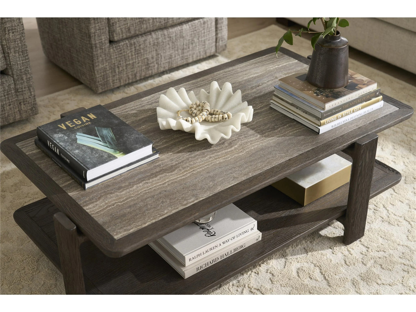 Sable and Stone Cocktail Table.