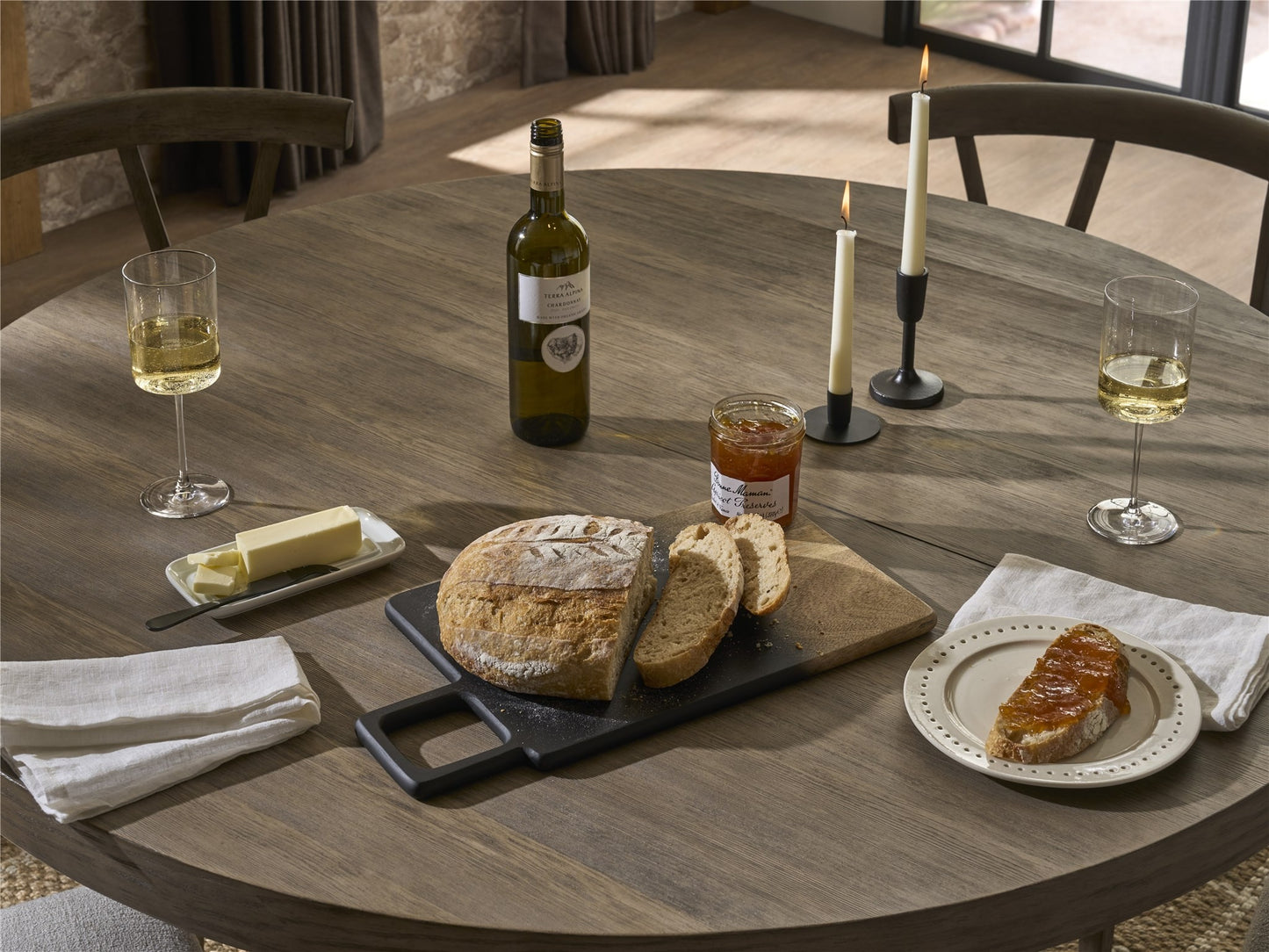 Boulder Round Dining Table.