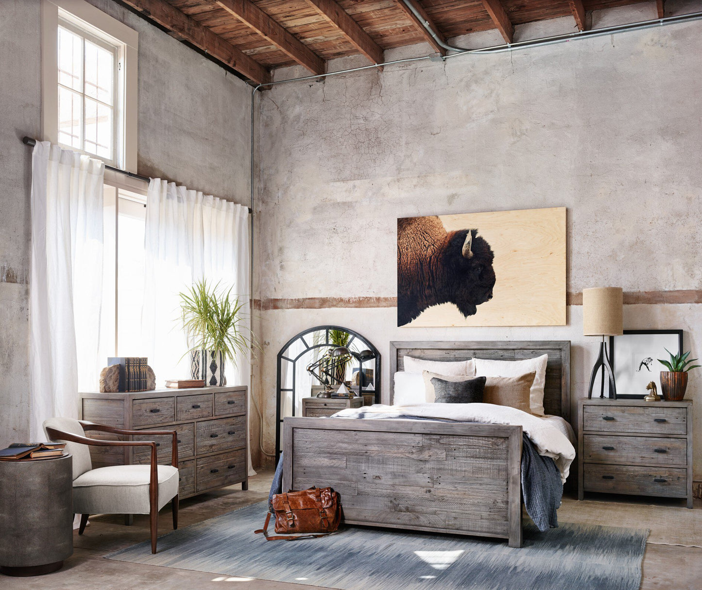 Crosby Side Table - Natural Peroba.