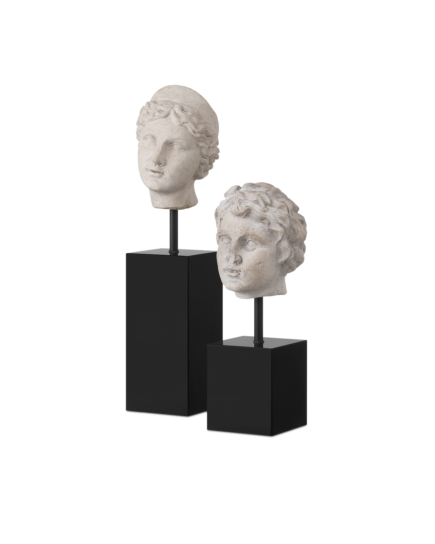 Venus Head on Stand Set of 2.