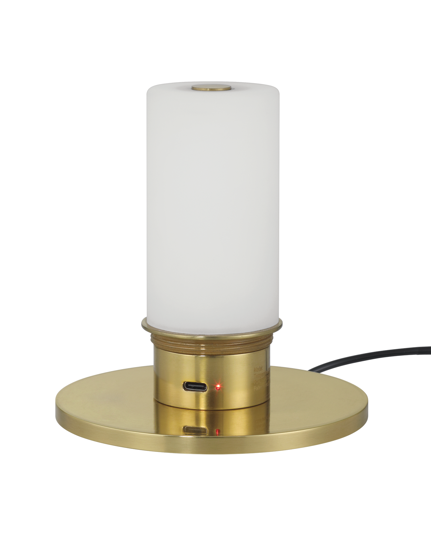 Gadabout Brass Cordless Table Lamp.