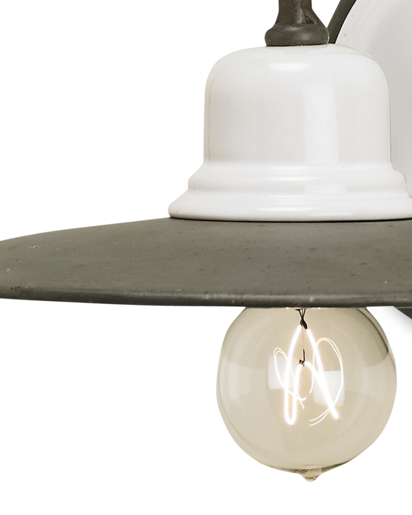 Eastleigh Gray & White Wall Sconce.