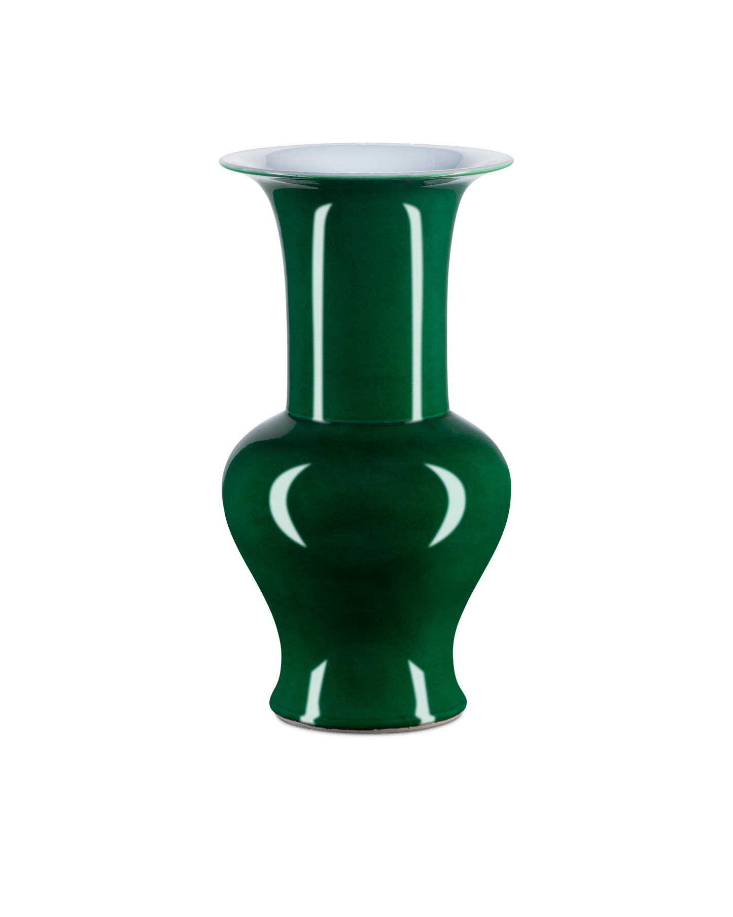 Imperial Green Corolla Vase.