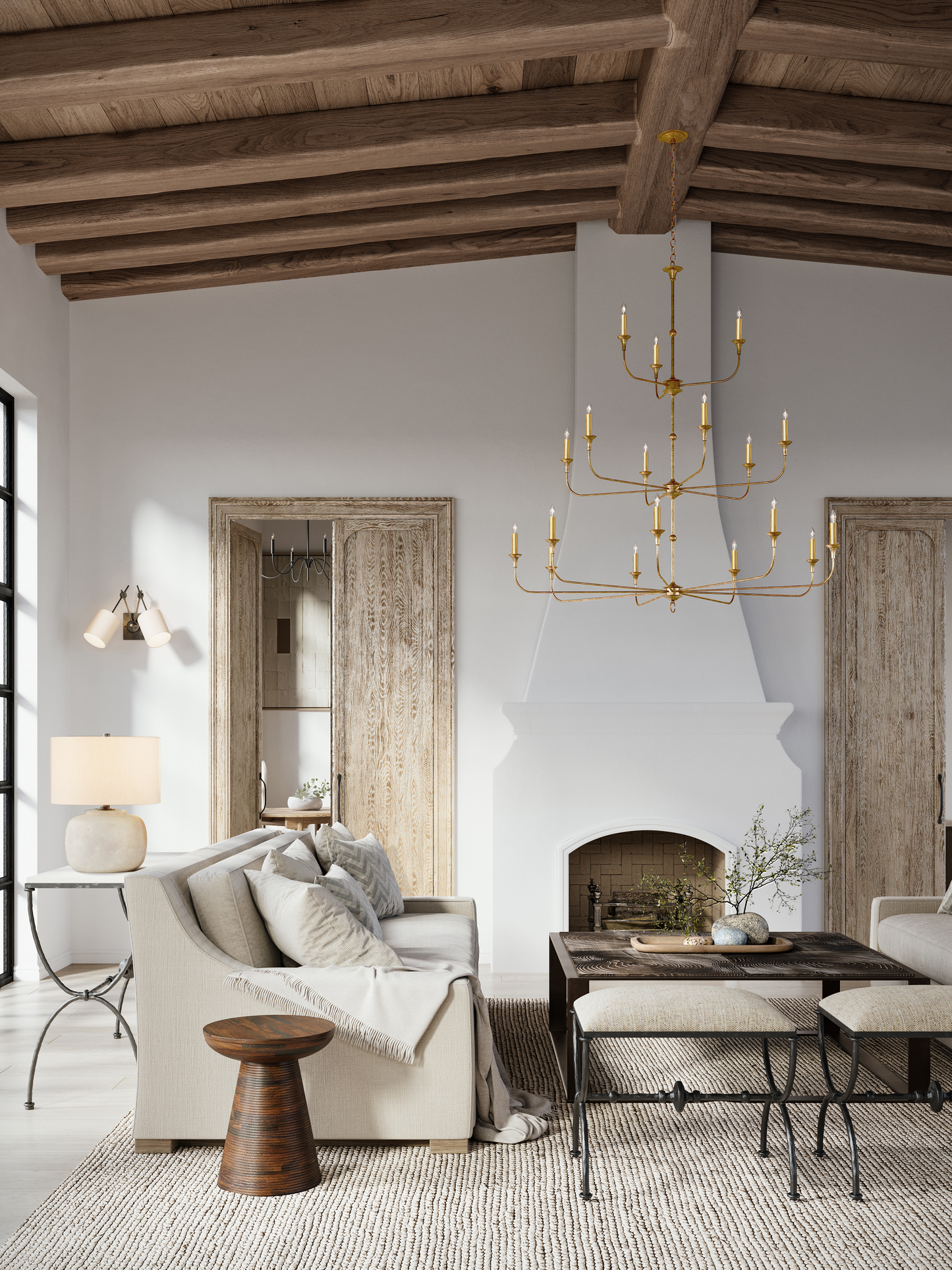 Nottaway Grande Gold Chandelier.