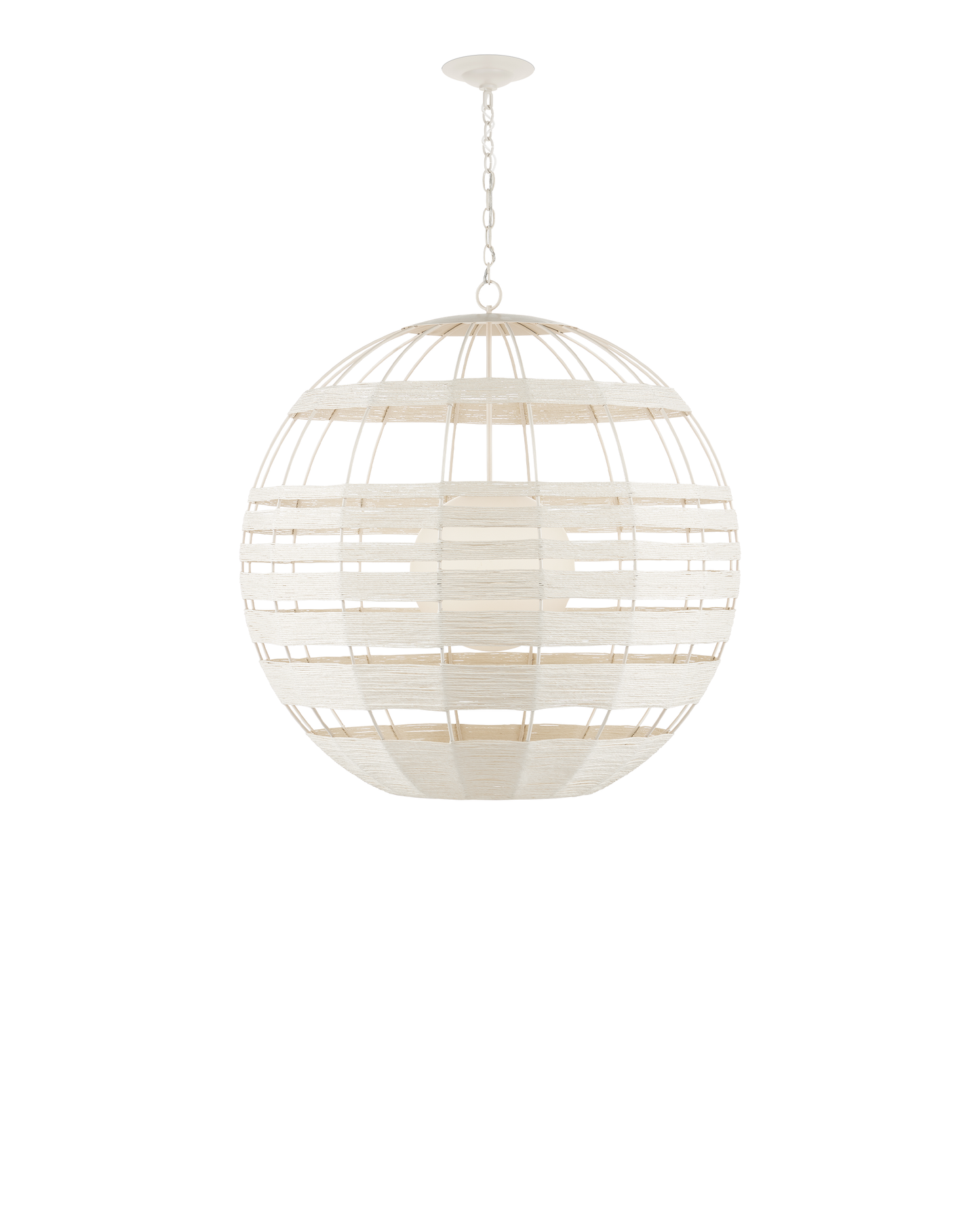 Lapsley White Orb Chandelier.