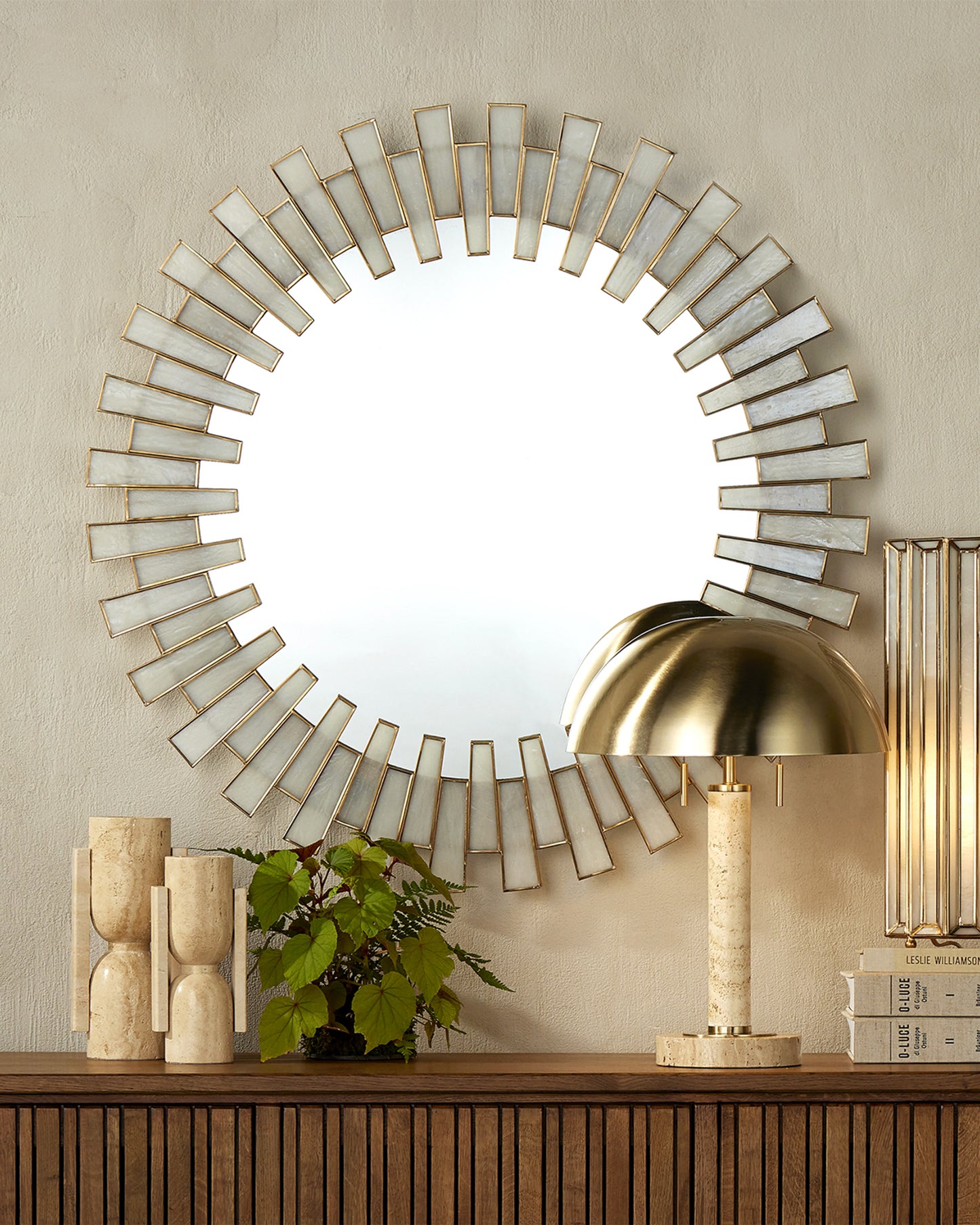 Stone Vase, Face to Face Set of 2.