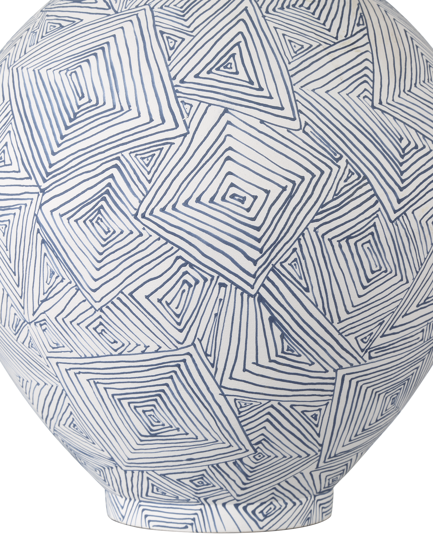 Blue Zag Medium Vase.