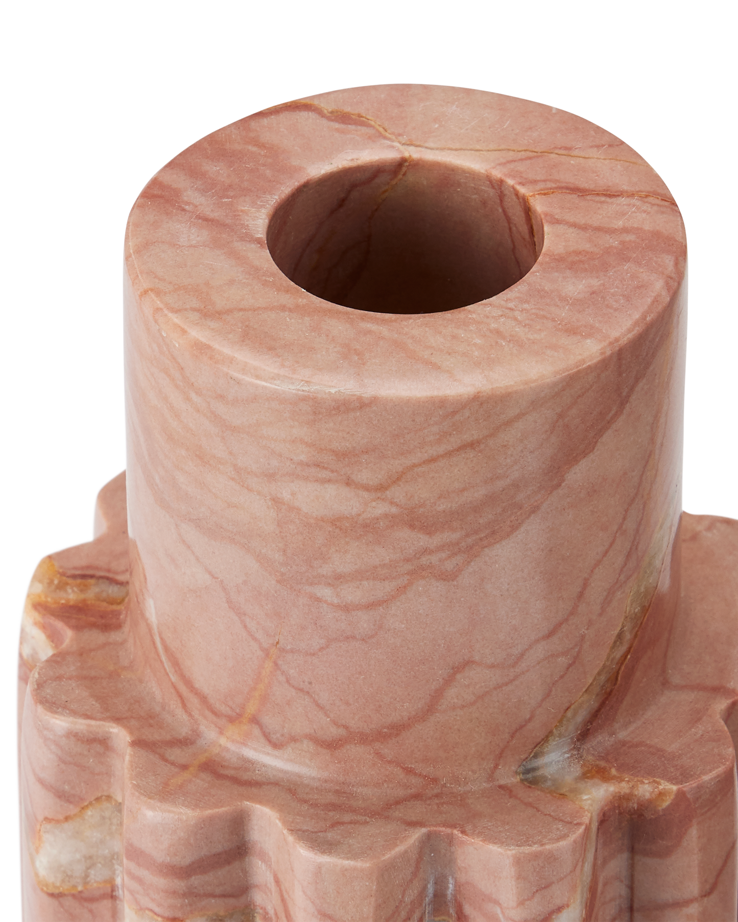 Penrose Pink Candle Holder Set of 2.