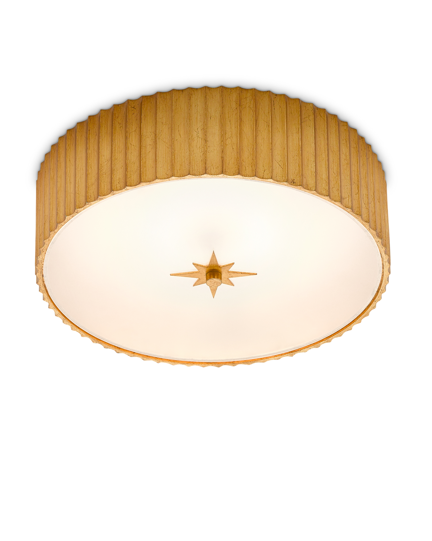 Caravel Gold Flush Mount.
