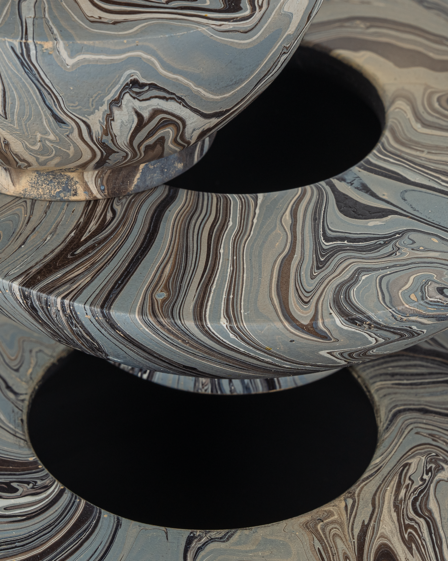 Marbleized Stacking Box Set of 3.