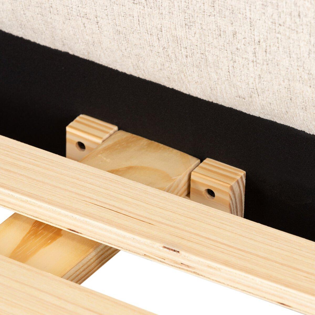 Aidan King Bed - Plushtone Linen.