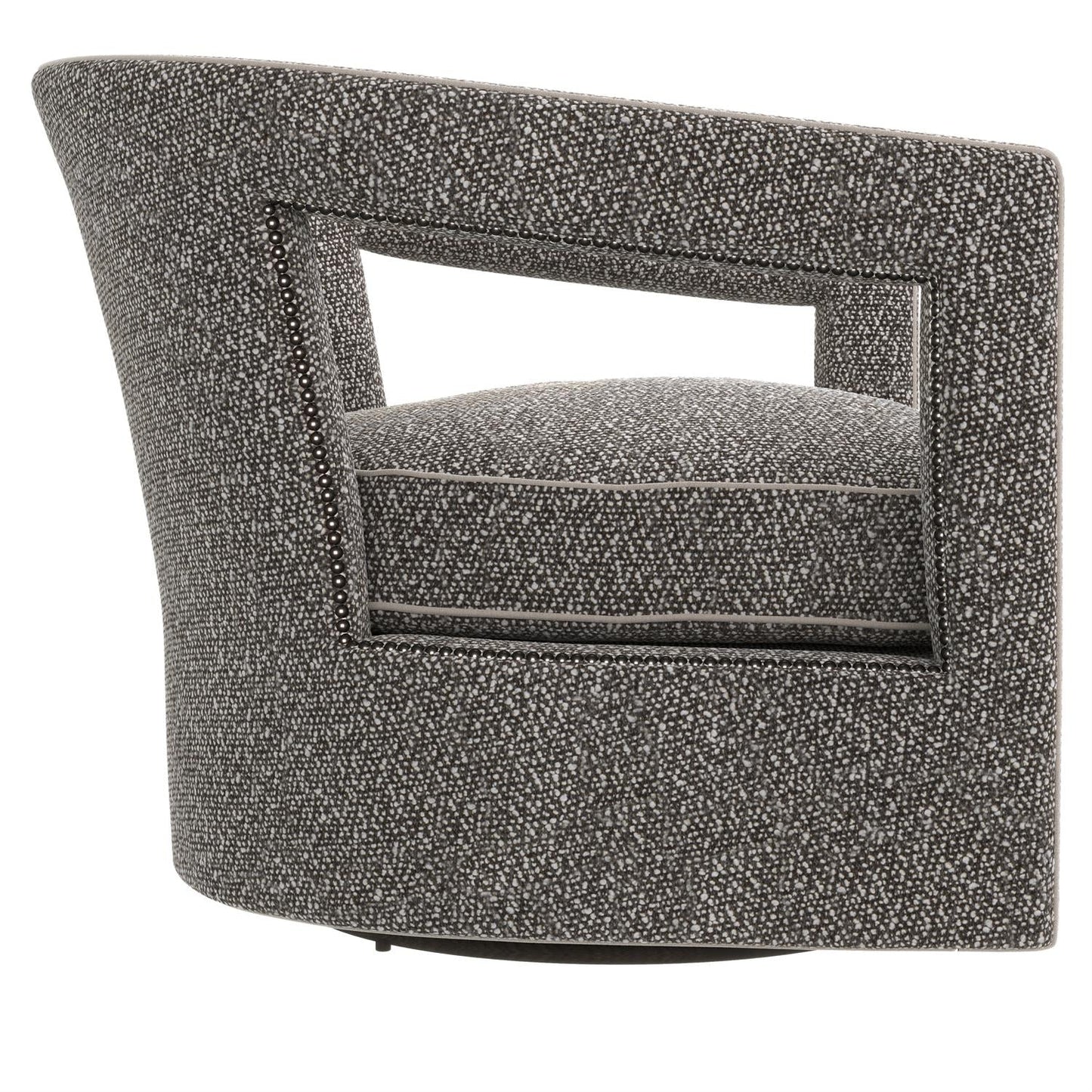 Alana Custom Quick Ship Swivel Chair - Fabric.