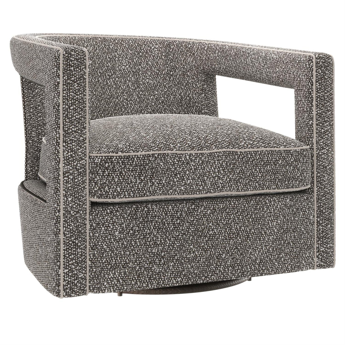 Alana Custom Quick Ship Swivel Chair - Fabric.