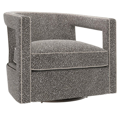 Alana Custom Quick Ship Swivel Chair - Fabric