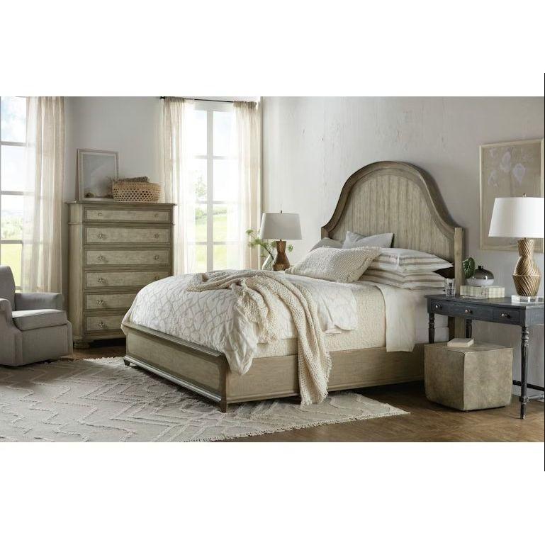 Alfresco Lauro King Panel Bed with Metal.