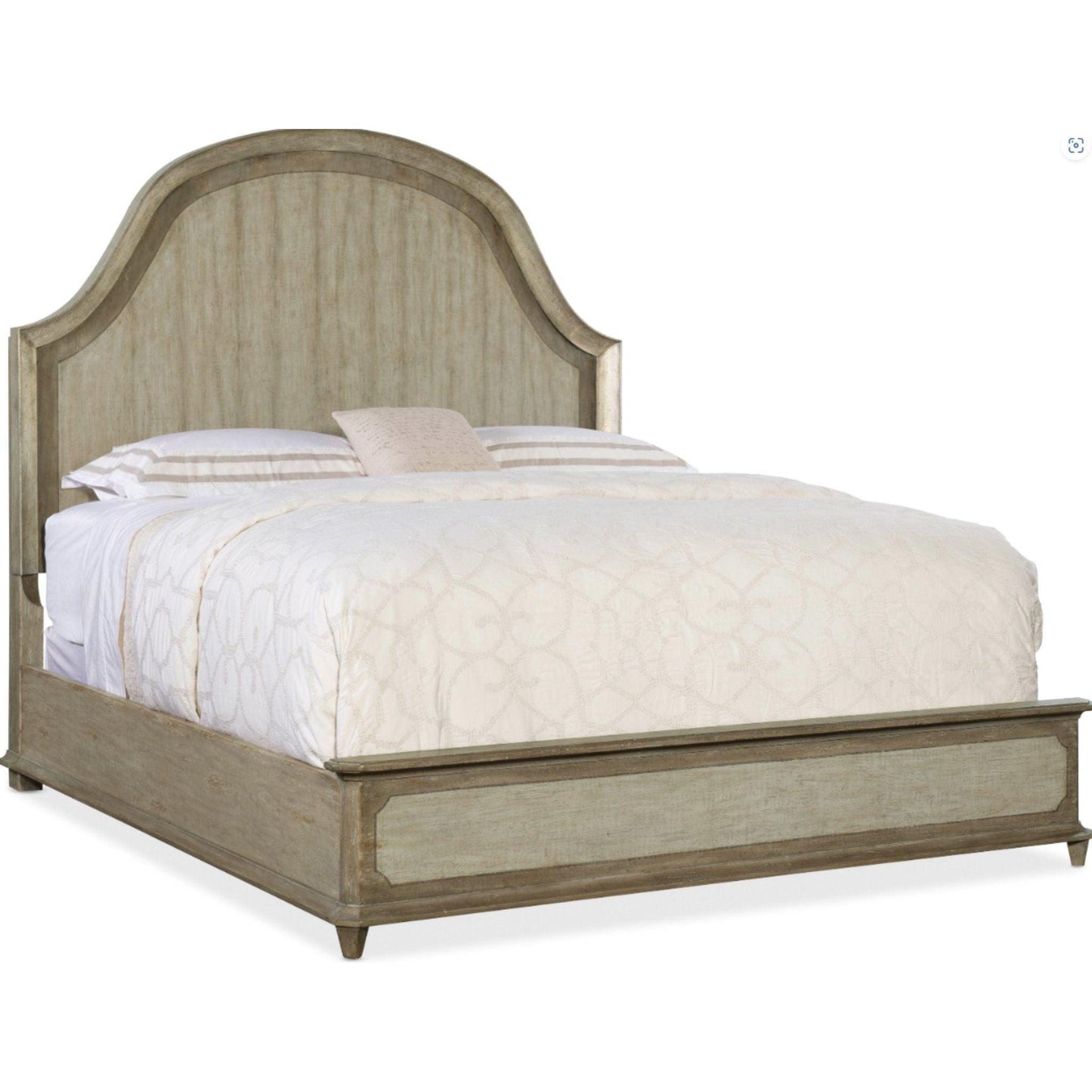 Alfresco Lauro King Panel Bed with Metal.