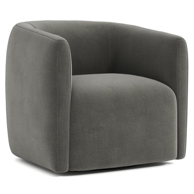 Aline Custom Quick Ship Swivel Chair - Fabric
