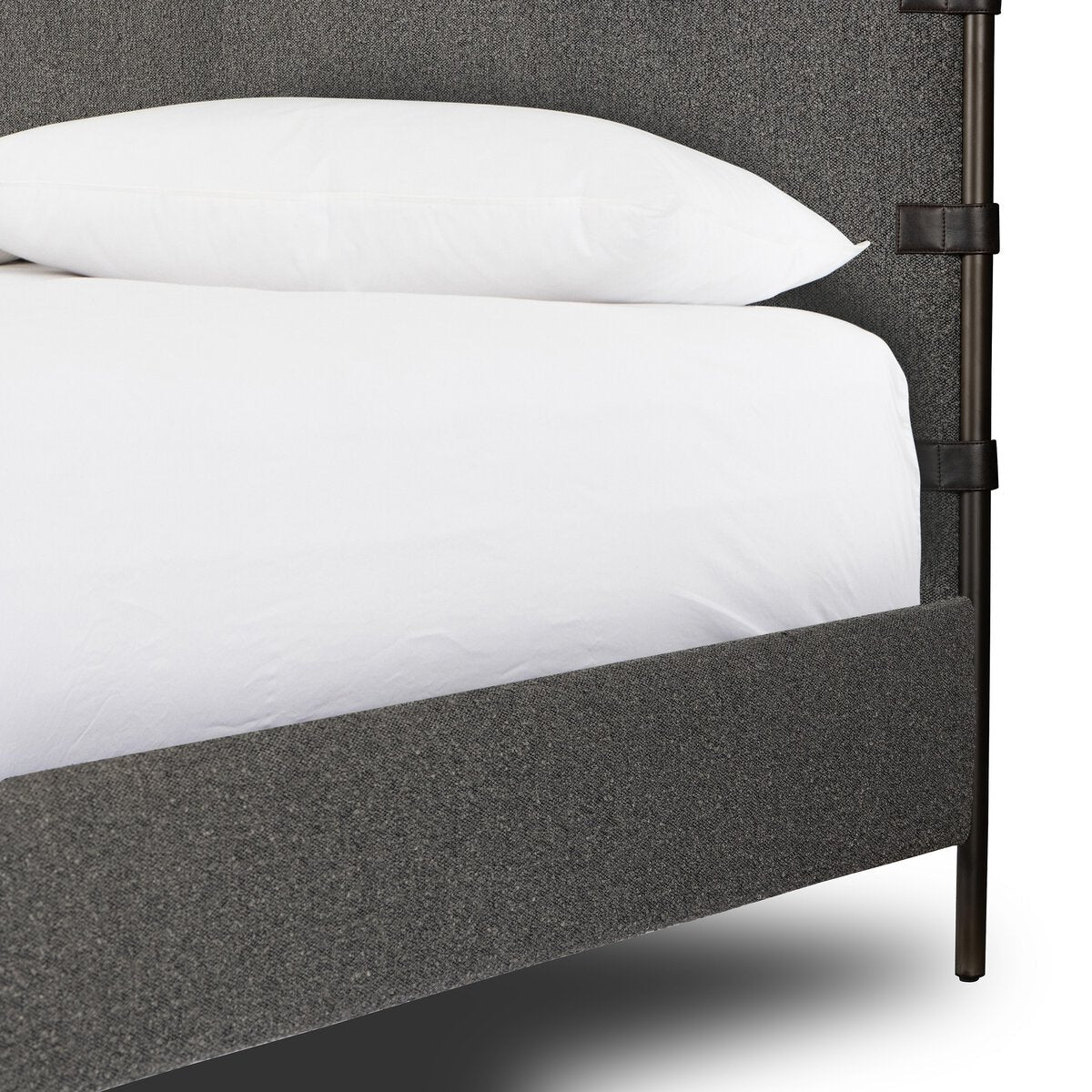 Anderson Canopy King Bed - Knoll Charcoal.