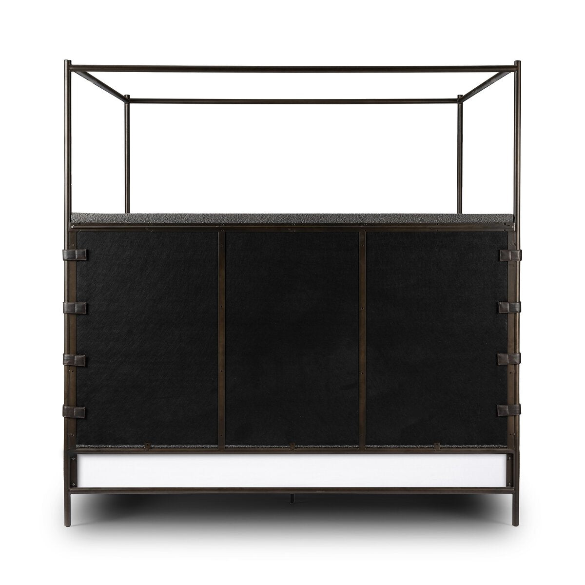 Anderson Canopy King Bed - Knoll Charcoal.
