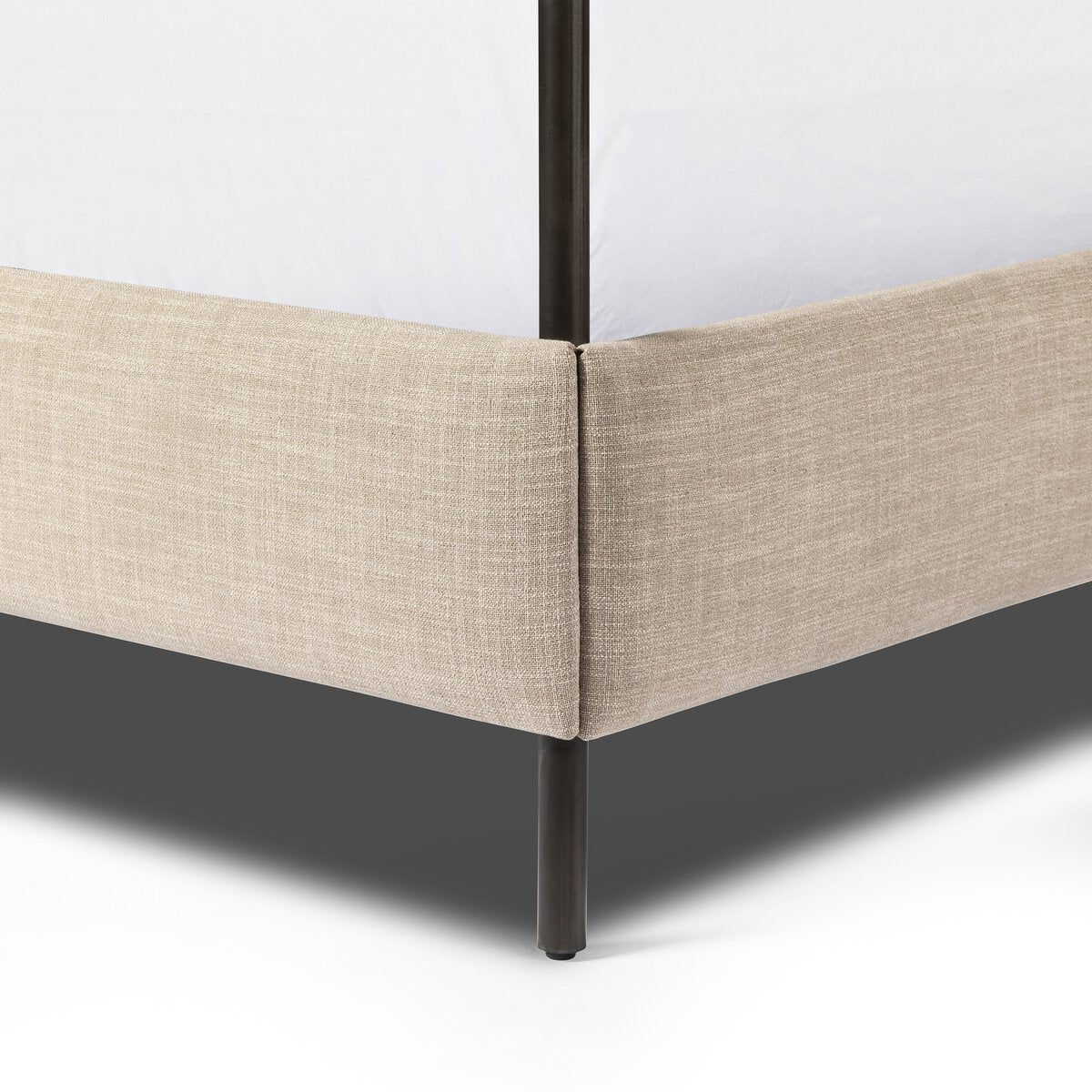 Anderson Canopy Queen Bed - Palm Ecru.