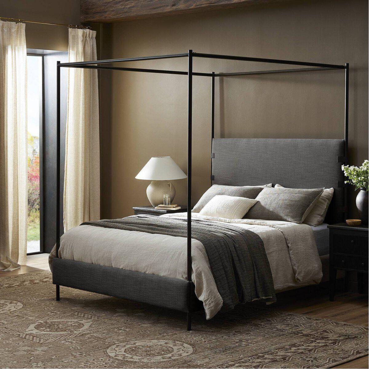 Anderson Canopy Queen Bed - San Remo Ash.