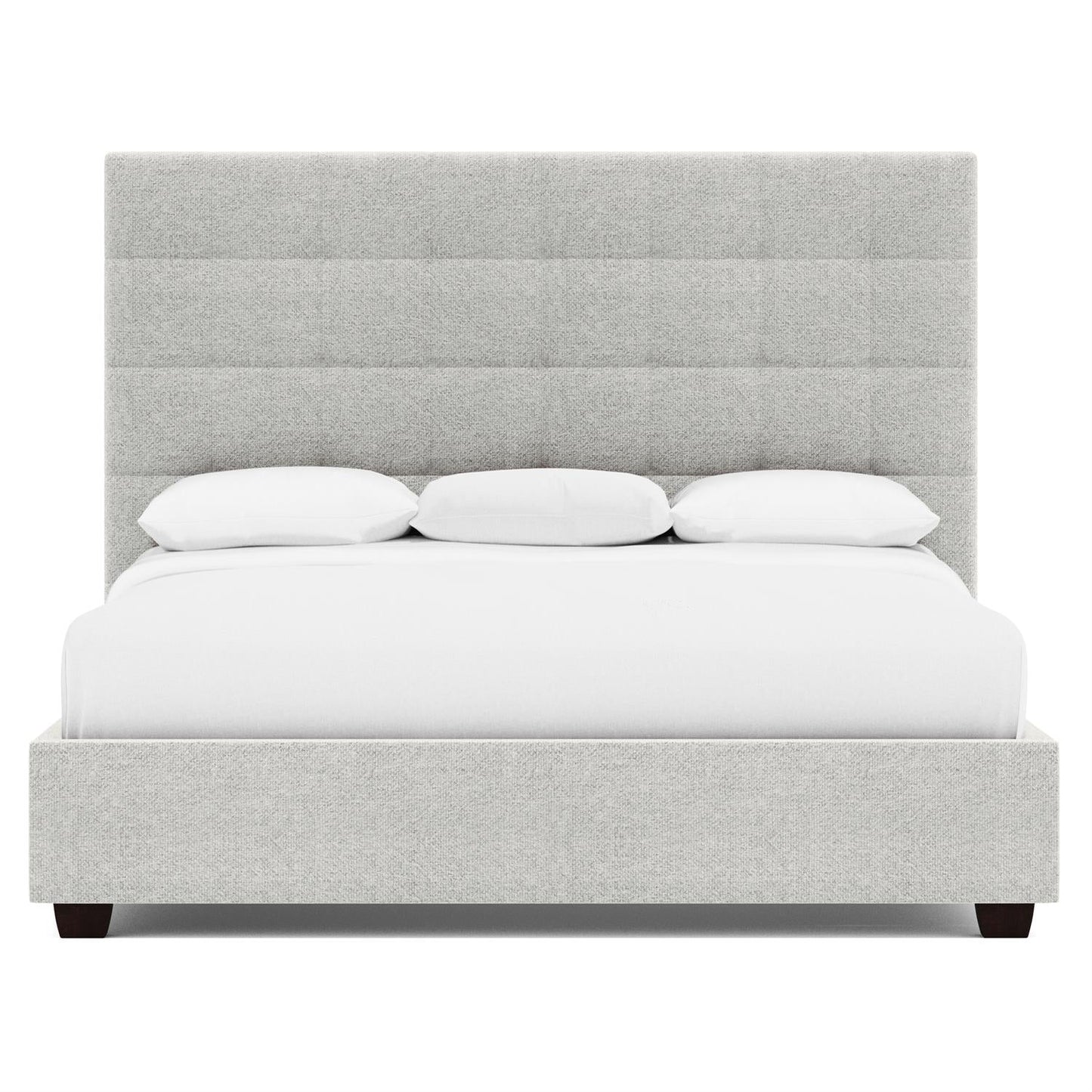Avery Fabric Blind-Tufted Panel King Bed - Custom.