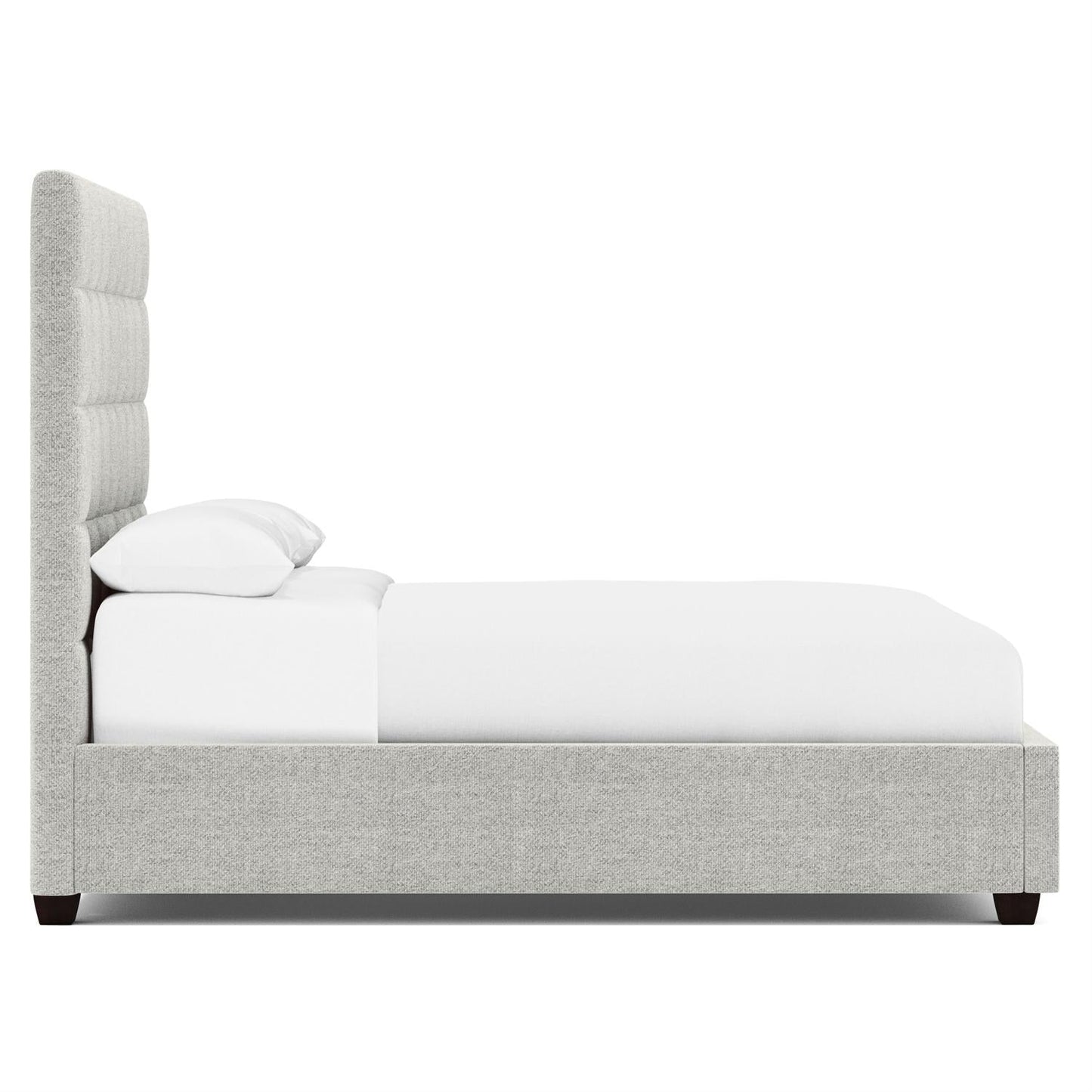 Avery Fabric Blind-Tufted Panel King Bed - Custom.