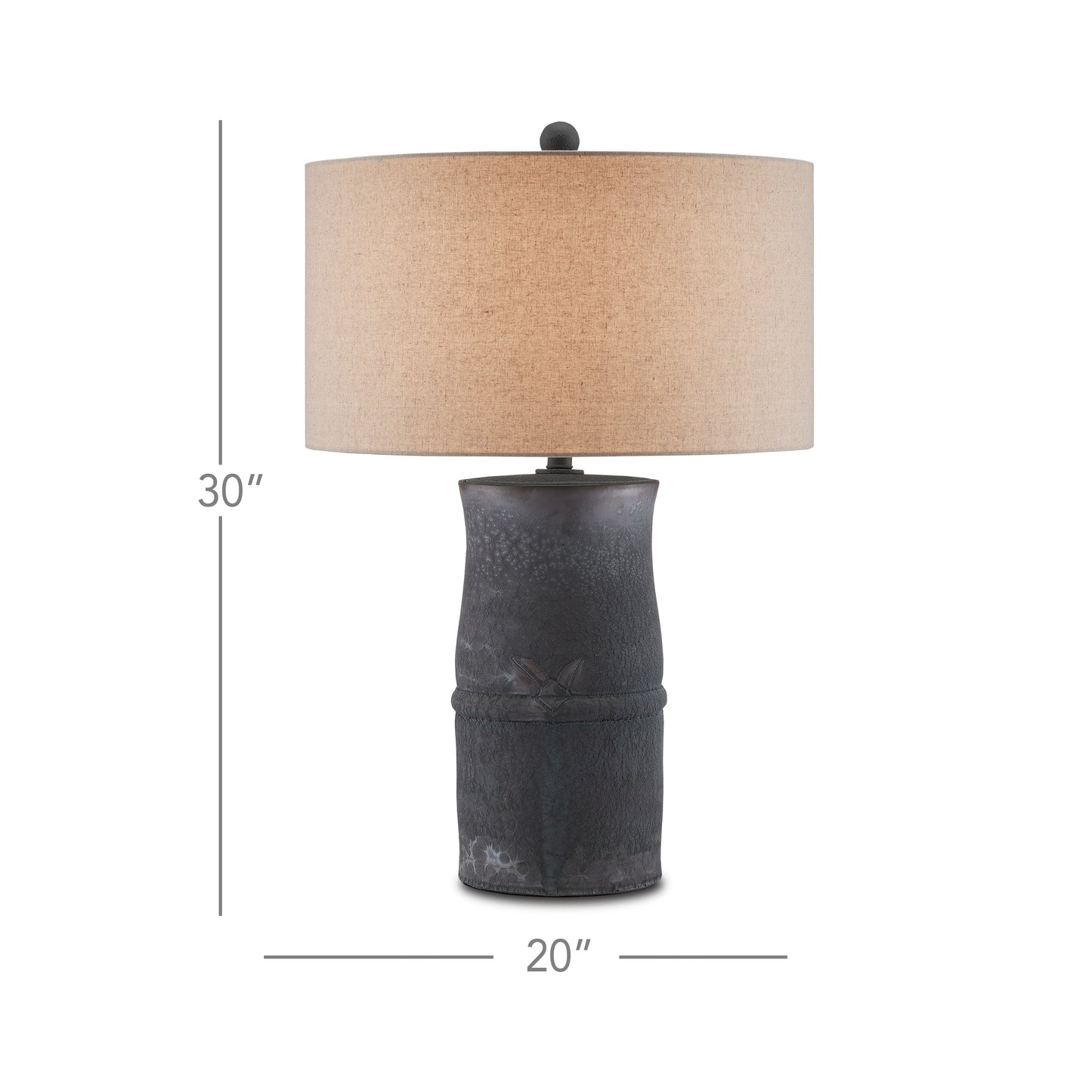 Croft Black Table Lamp.