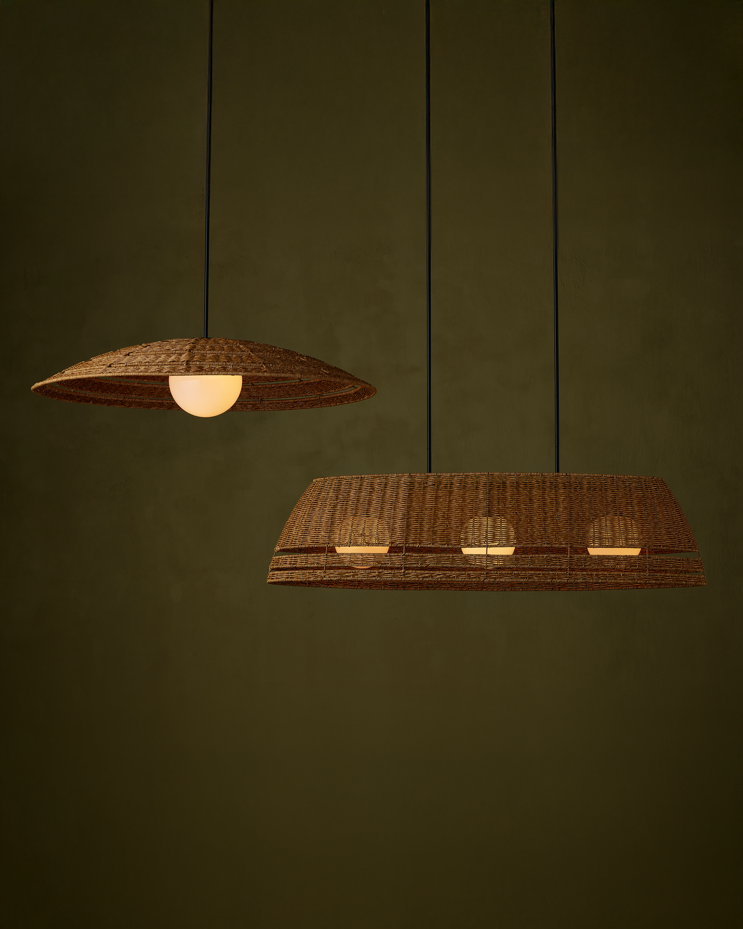 Barbary Oval Outdoor Chandelier.