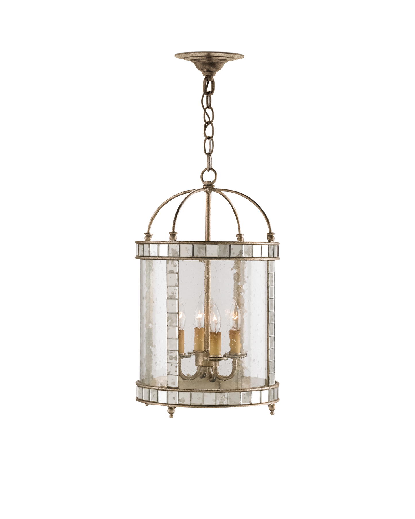 Corsica Small Silver Lantern.