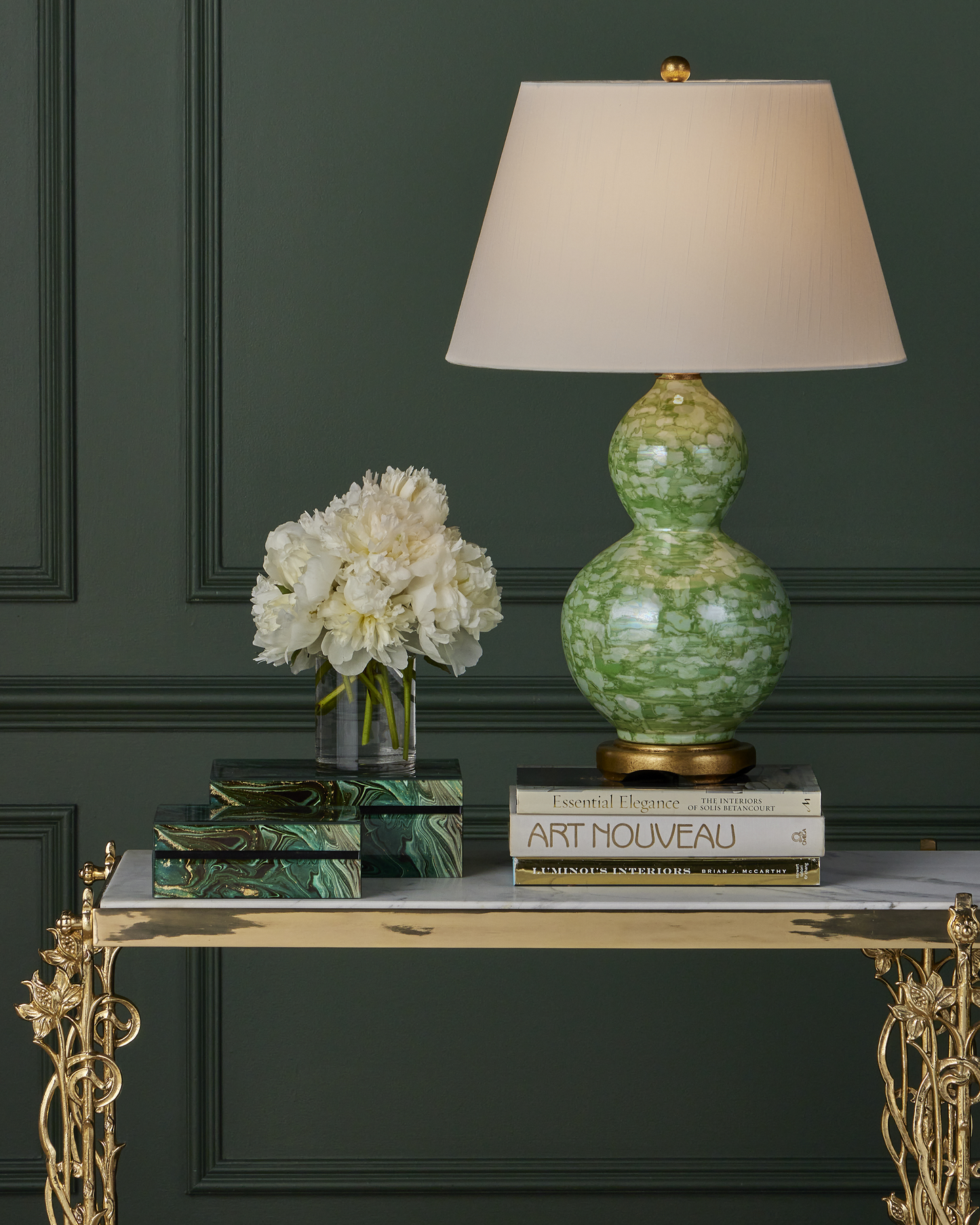 Eau de Nil Table Lamp.