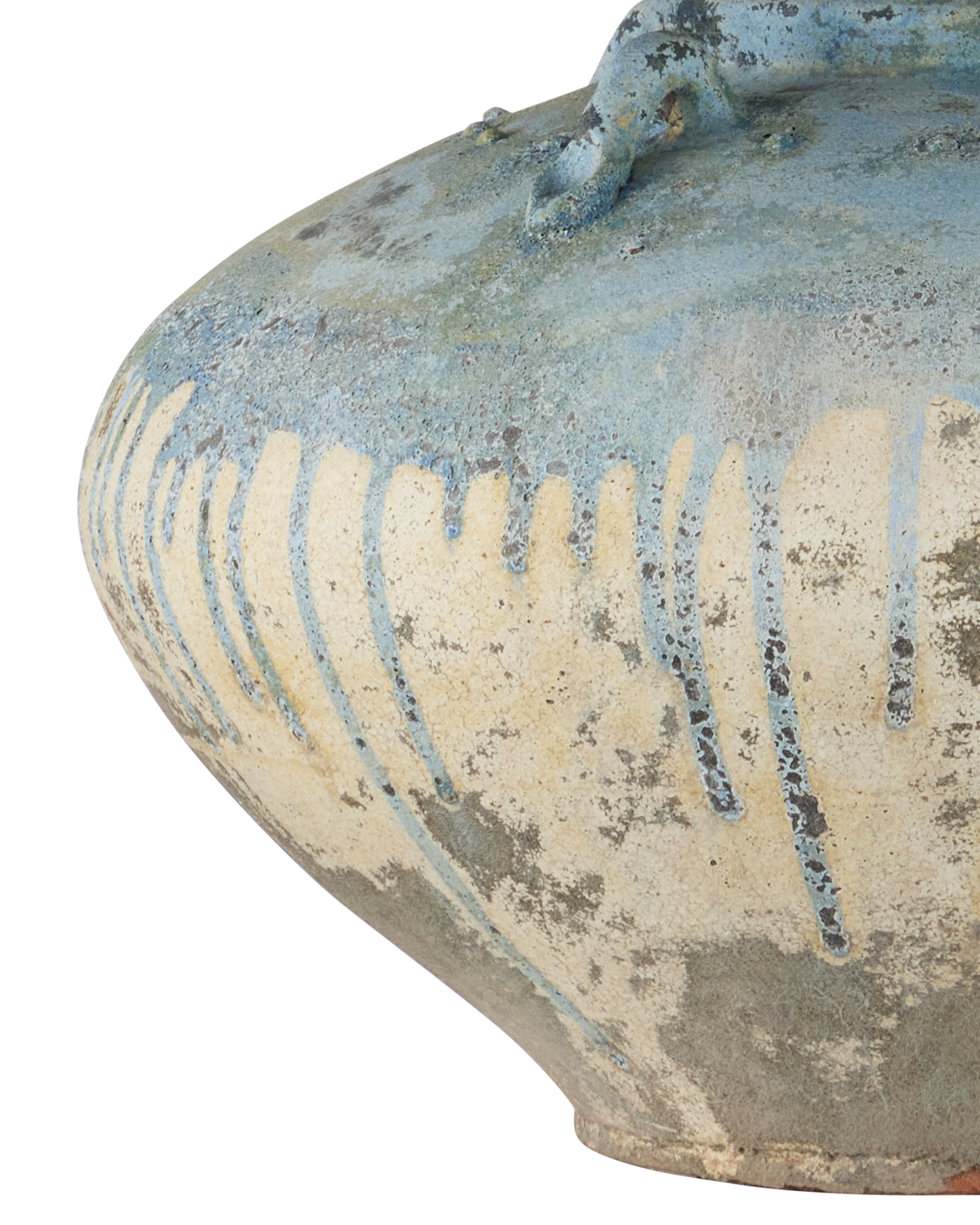 Catania Antique Blue Drip Table Lamp.