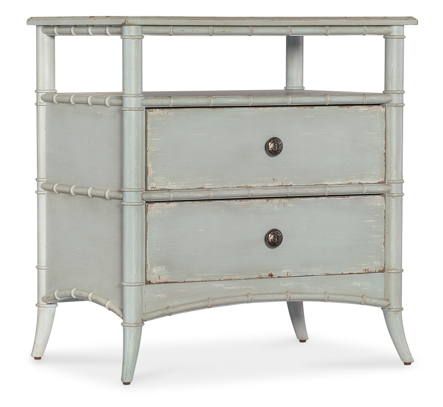 Charleston Nightstand - Haint Blue.