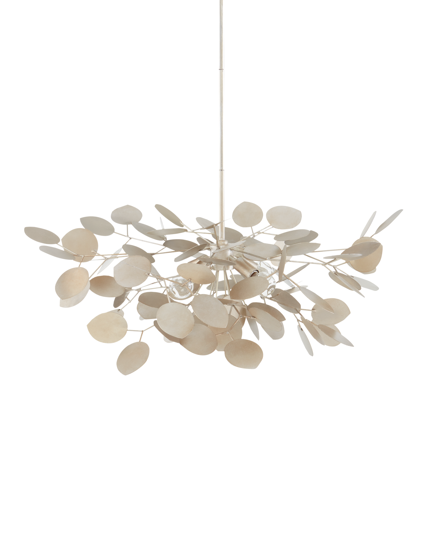 Lunaria Small Silver Chandelier.