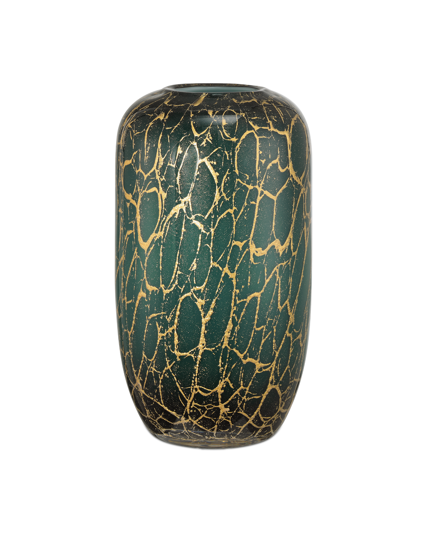 Vitry Green & Gold Vase.